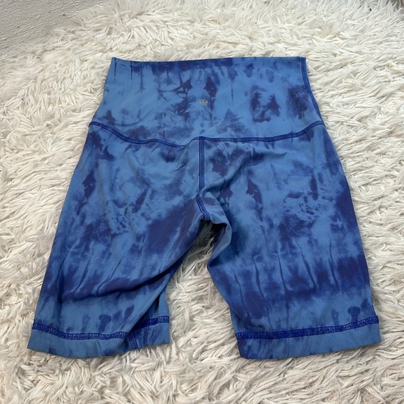 Lululemon Align Super High Rise Short Game Day Game Day Blue Multi - Picture 5 of 7